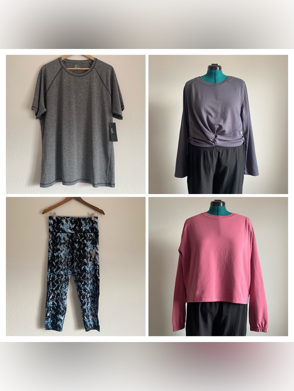 Athletic leisure wear bundle of 4 items